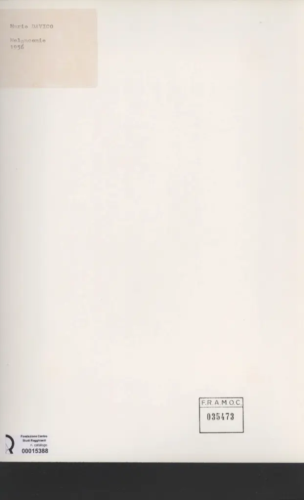 Anonimo, Anonimo , retro