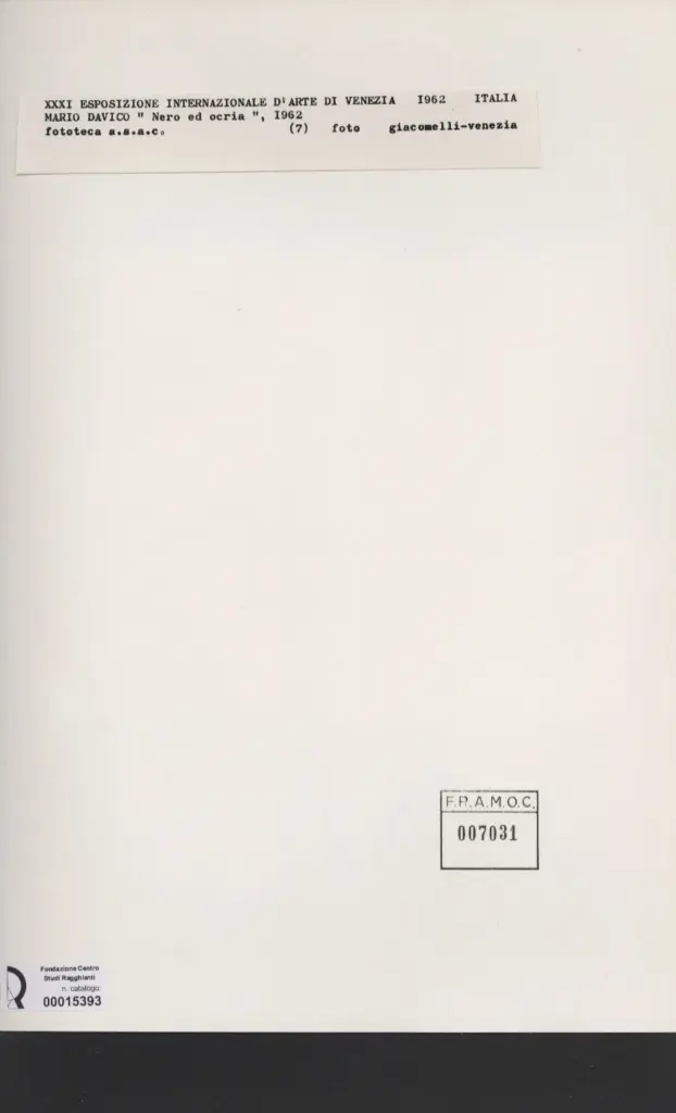 Giacomelli , Davico, Mario - sec. XX - , retro