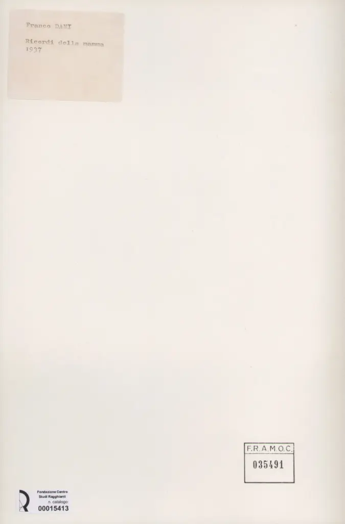 Anonimo, Anonimo , retro