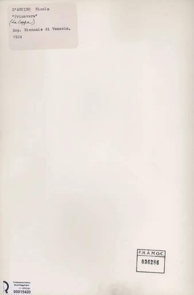 Anonimo, Anonimo , retro