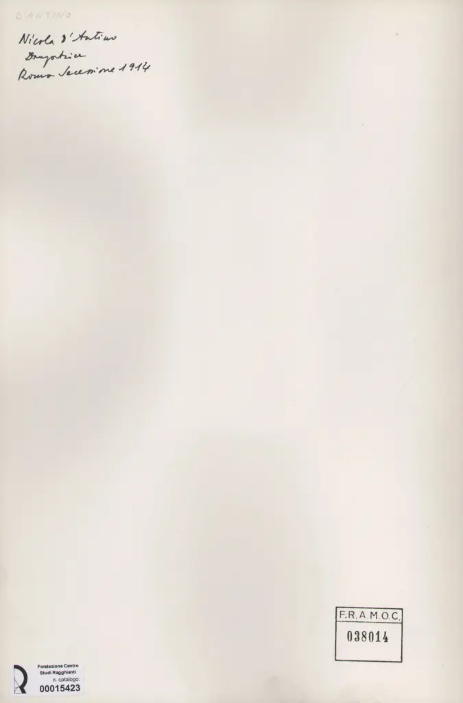 Anonimo, Anonimo , retro