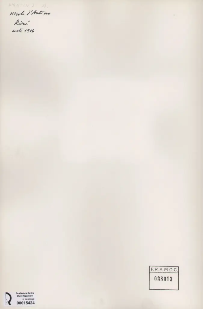 Anonimo, Anonimo , retro