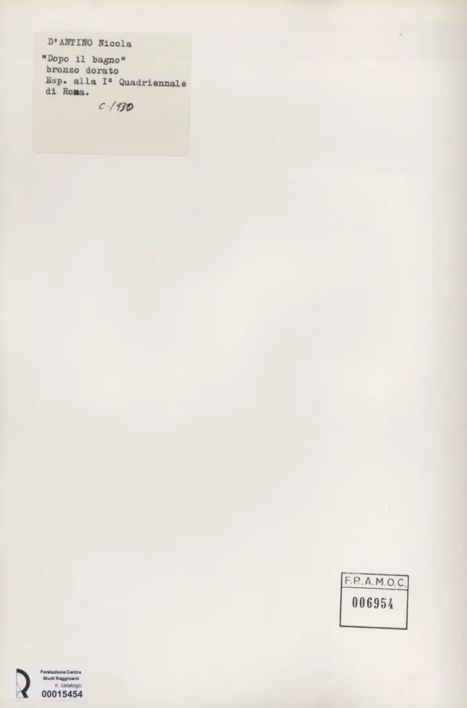 Anonimo, Anonimo , retro