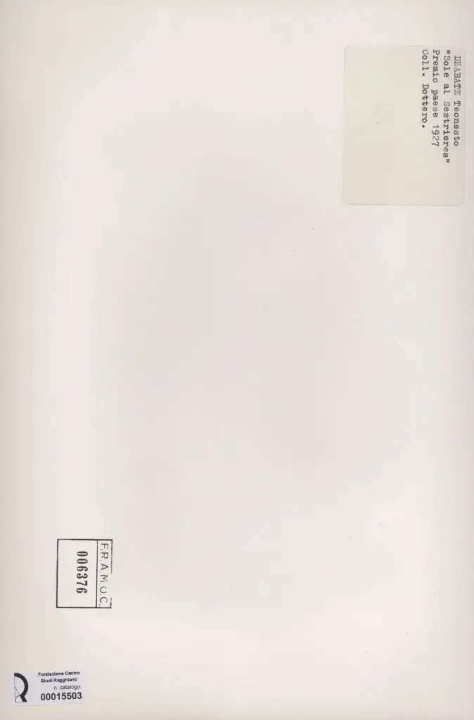 Deabate, Teonesto , retro