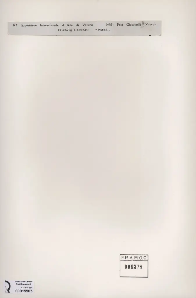 Deabate, Teonesto , retro