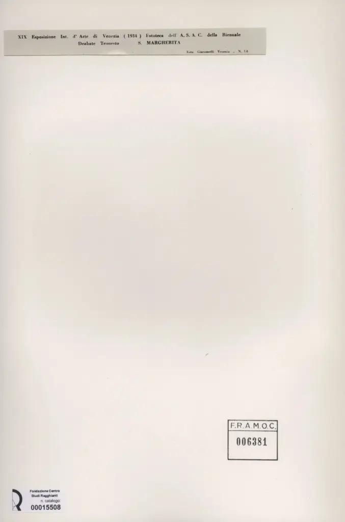 Deabate, Teonesto , retro