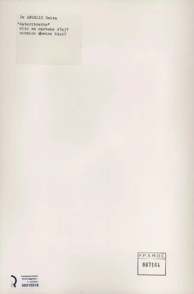 De Angelis, Deiva , retro