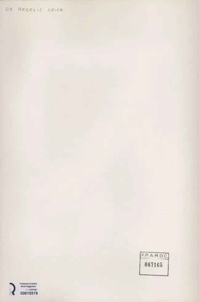 De Angelis, Deiva , retro