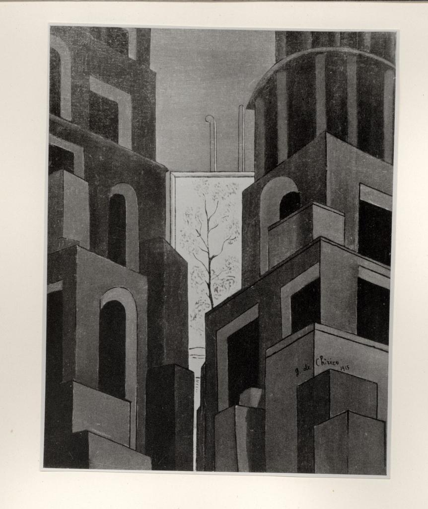 Anonimo , De Chirico, Giorgio - sec. XX - Purezza di un sogno , fronte