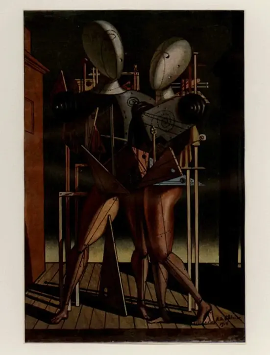 Anonimo , De Chirico, Giorgio - sec. XX - Ettore e Andromaca , fronte