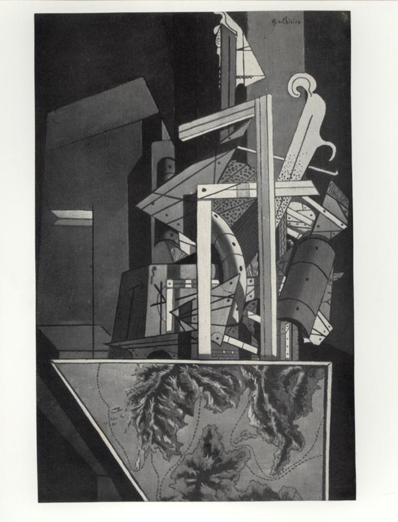 Anonimo , De Chirico, Giorgio - sec. XX - La malinconia della partenza , fronte