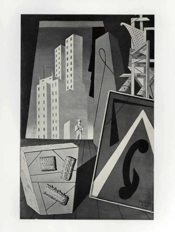 Anonimo , De Chirico, Giorgio - sec. XX - Natura morta evangelica , fronte