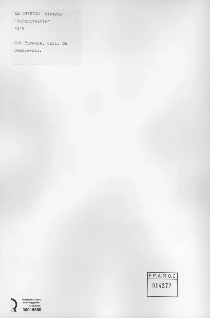 De Chirico, Giorgio - sec. XX , retro