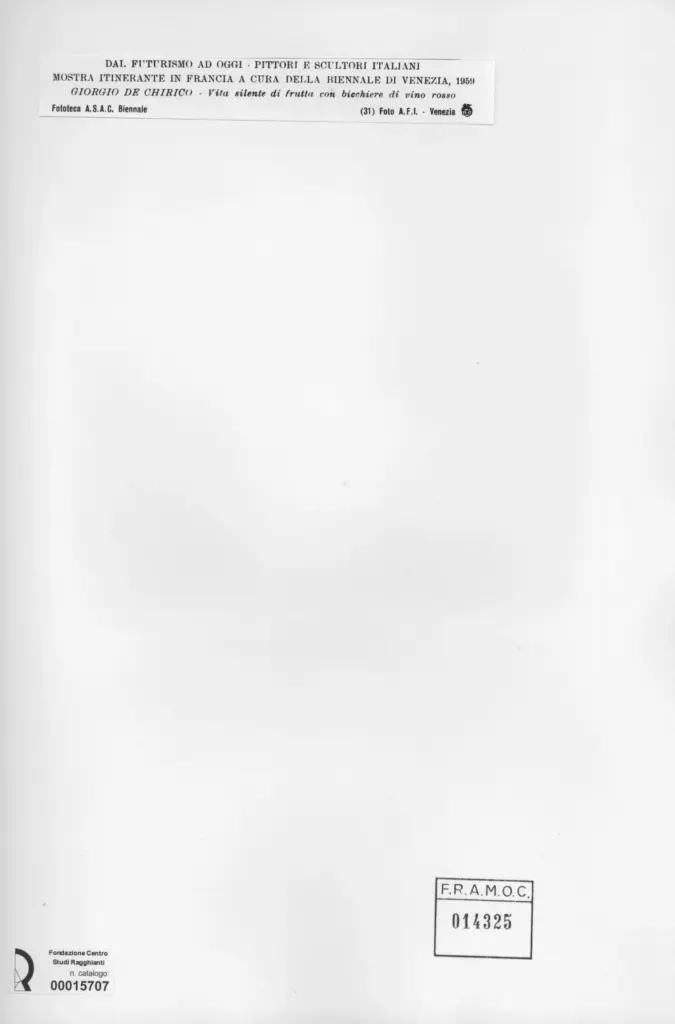 A.F.I. Agenzia Fotografica Industriale , retro