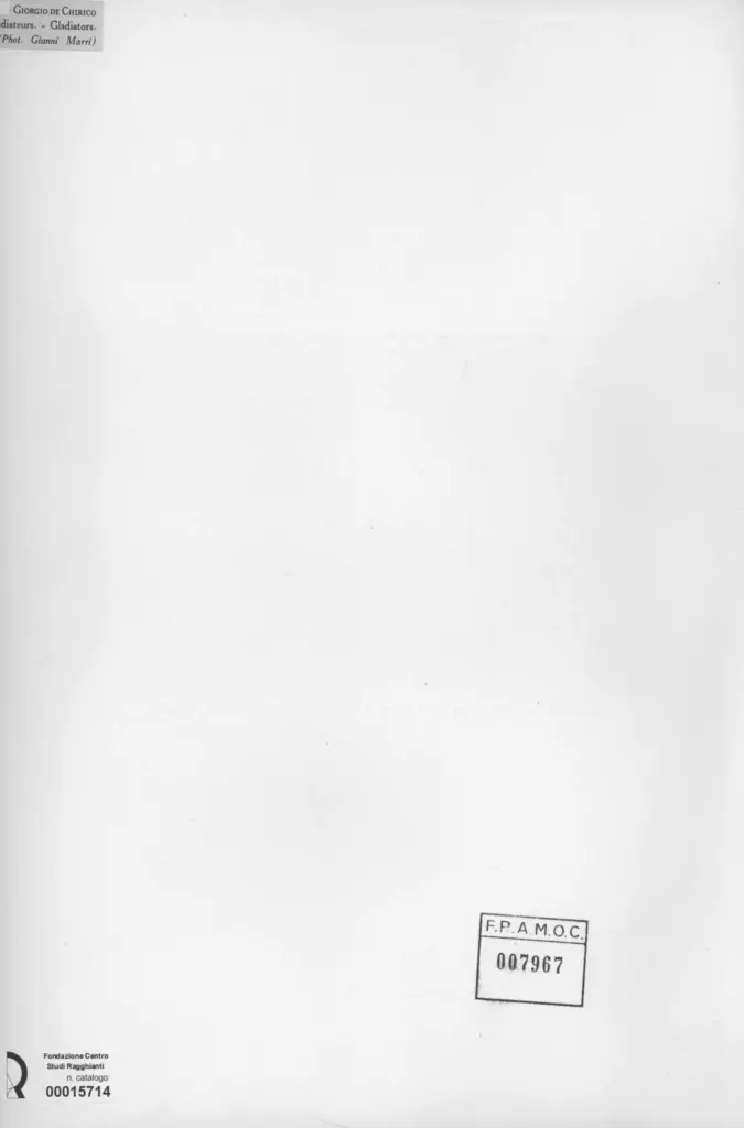 Mari, Gianni , retro