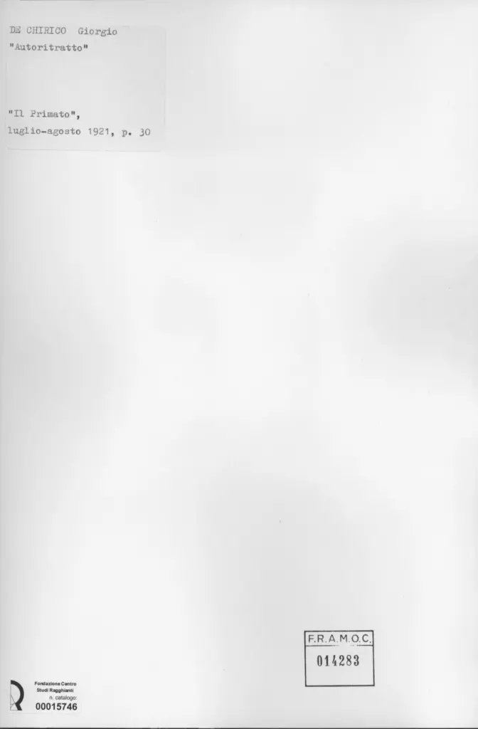 Anonimo, Anonimo , retro