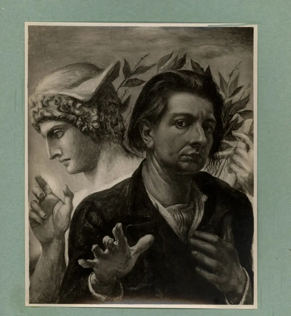 Anonimo , De Chirico, Giorgio - sec. XX - Autoritratto , fronte