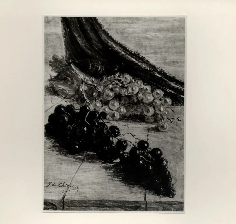 Anonimo , De Chirico, Giorgio - sec. XX - Uva , fronte