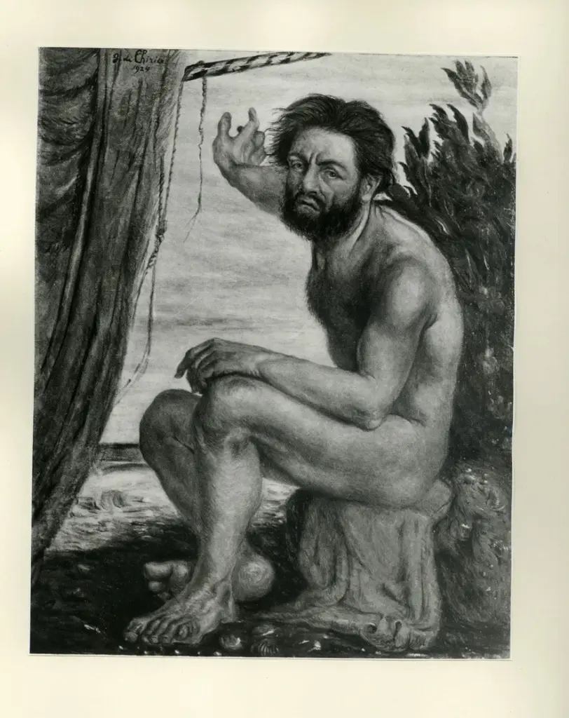 Anonimo , De Chirico, Giorgio - sec. XX - Odisseo , fronte