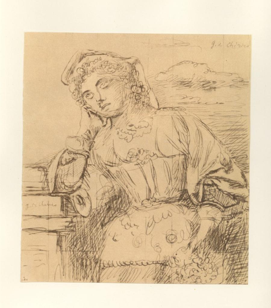 Anonimo , De Chirico, Giorgio - sec. XX - La ciociara , fronte