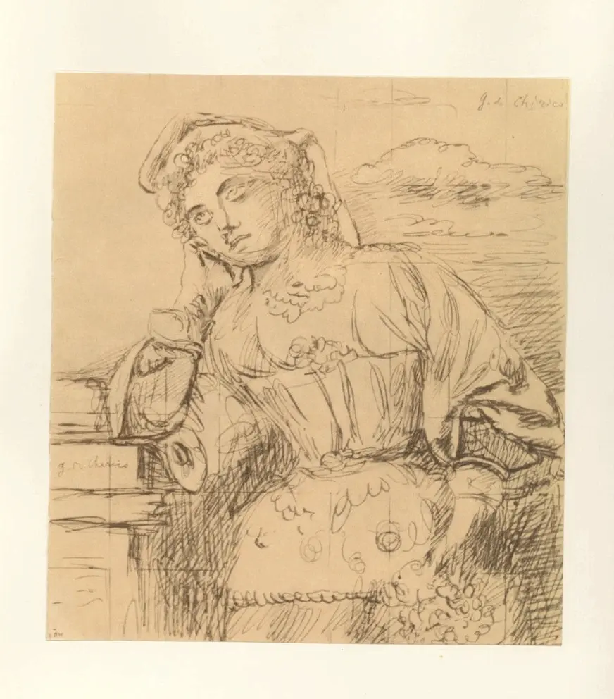 Anonimo , De Chirico, Giorgio - sec. XX - La ciociara , fronte