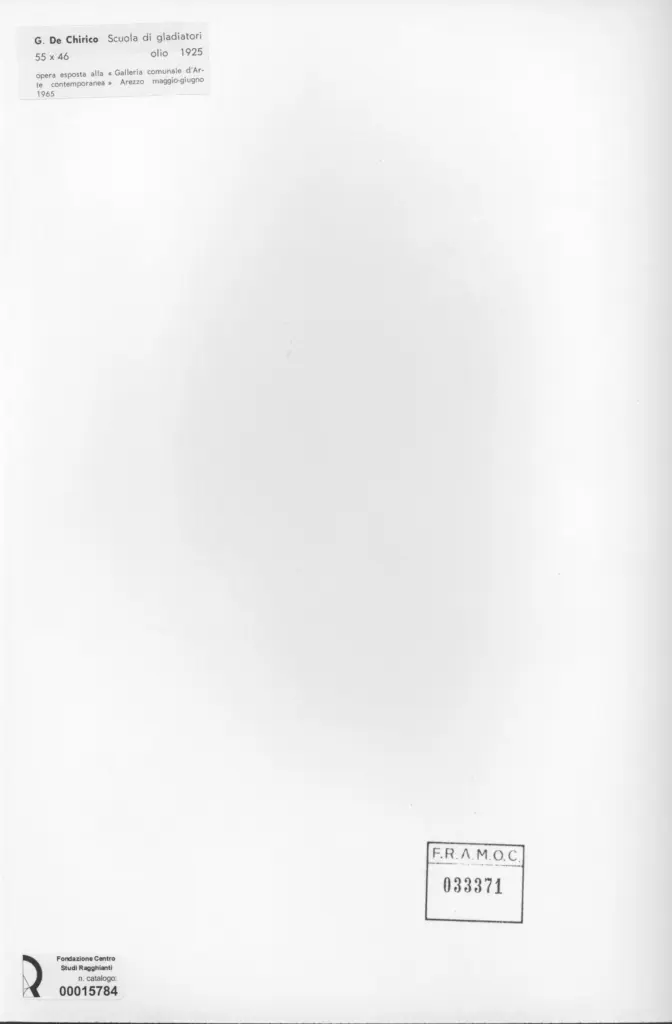 Anonimo , De Chirico, Giorgio - sec. XX