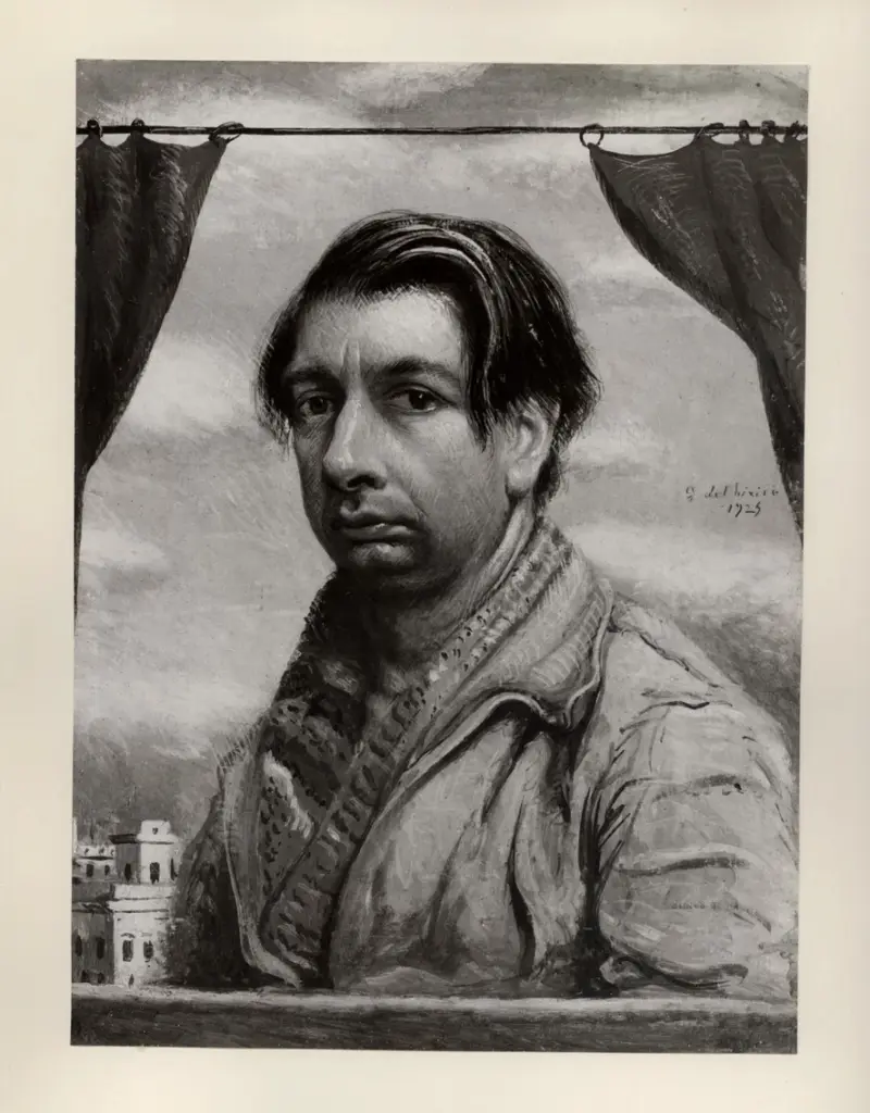 Anonimo , De Chirico, Giorgio - sec. XX - Autoritratto , fronte