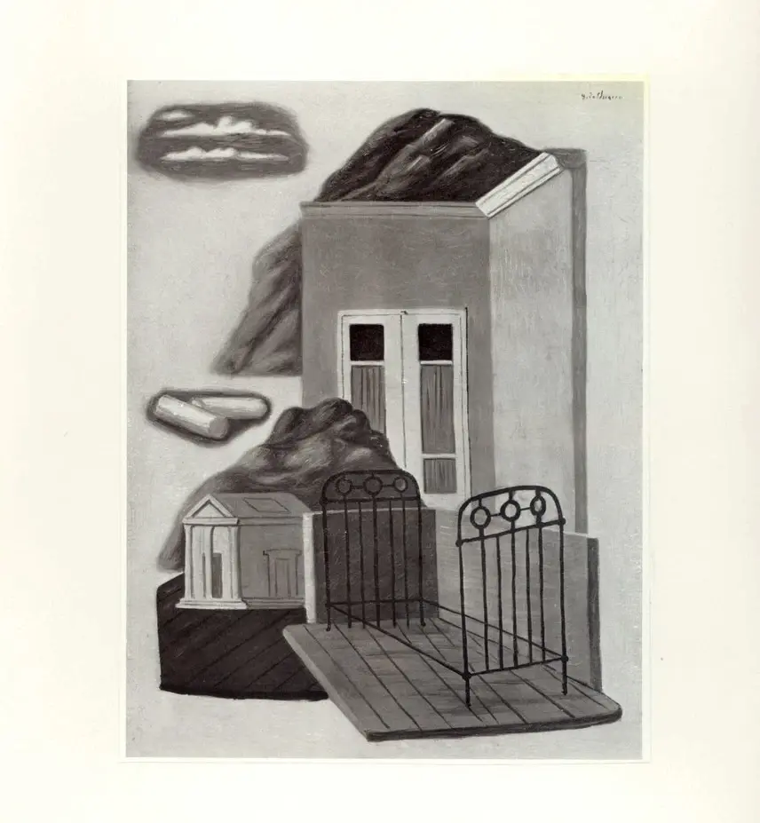 Anonimo , De Chirico, Giorgio - sec. XX - La mia camera nell'Olimpo , fronte