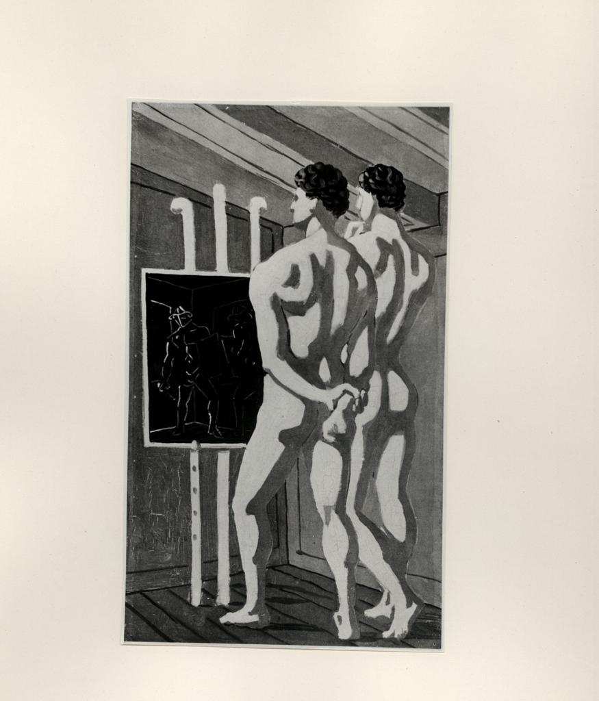 Anonimo , De Chirico, Giorgio - sec. XX - Scuola di Gladiatori , fronte
