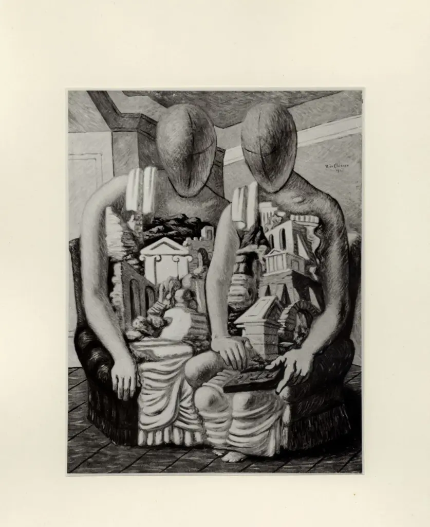 Anonimo , De Chirico, Giorgio - sec. XX - Gli Archeologi , fronte