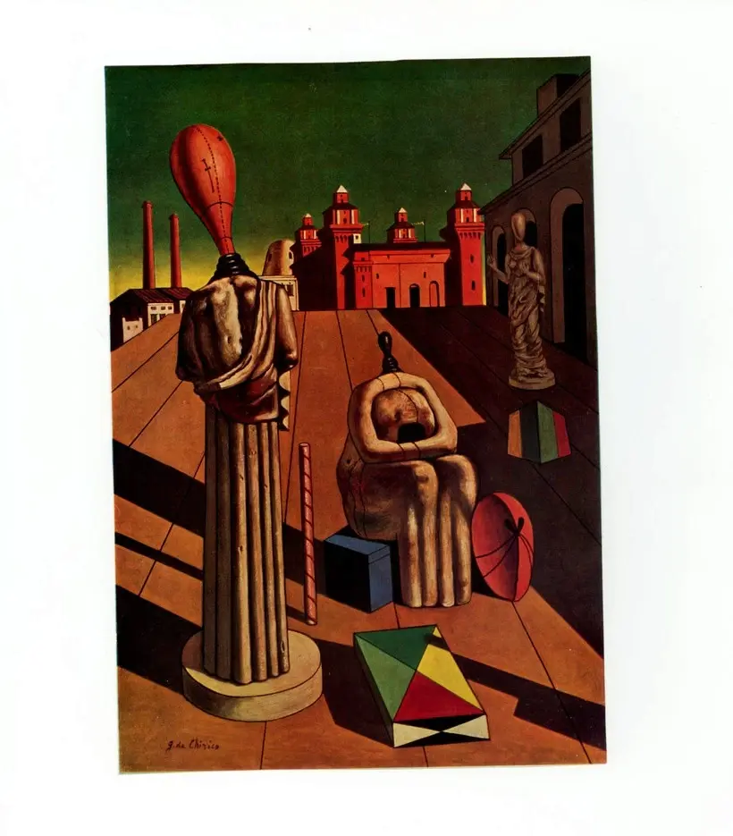Anonimo , De Chirico, Giorgio - sec. XX - , fronte