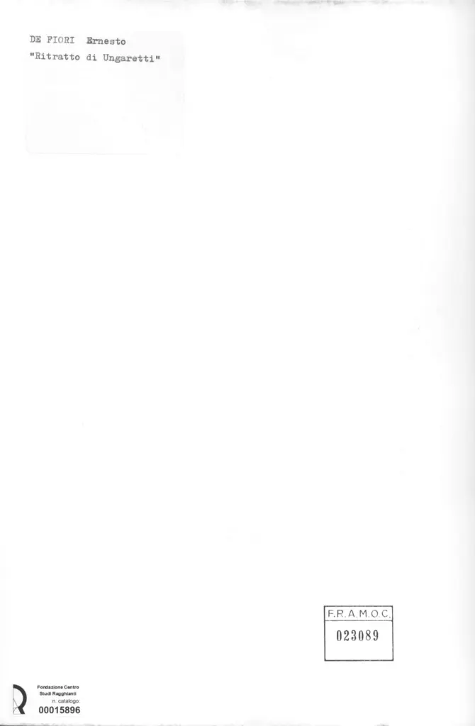 Anonimo, Anonimo , retro