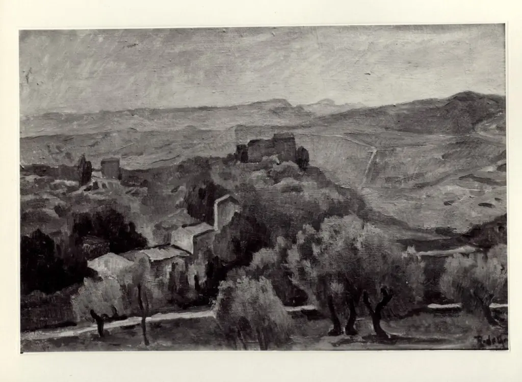 Fotografia Ferruzzi , De Grada, Raffaele - sec. XX - Colli toscani , fronte