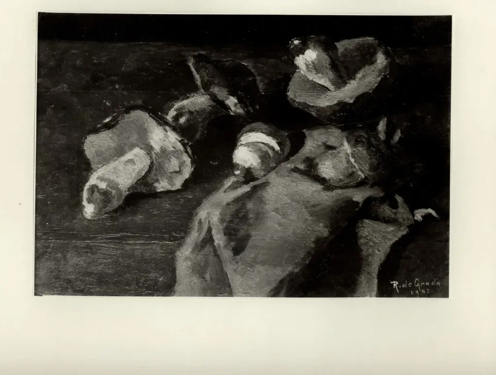 Fotografia Ferruzzi , De Grada, Raffaele - sec. XX - Natura morta con funghi , fronte