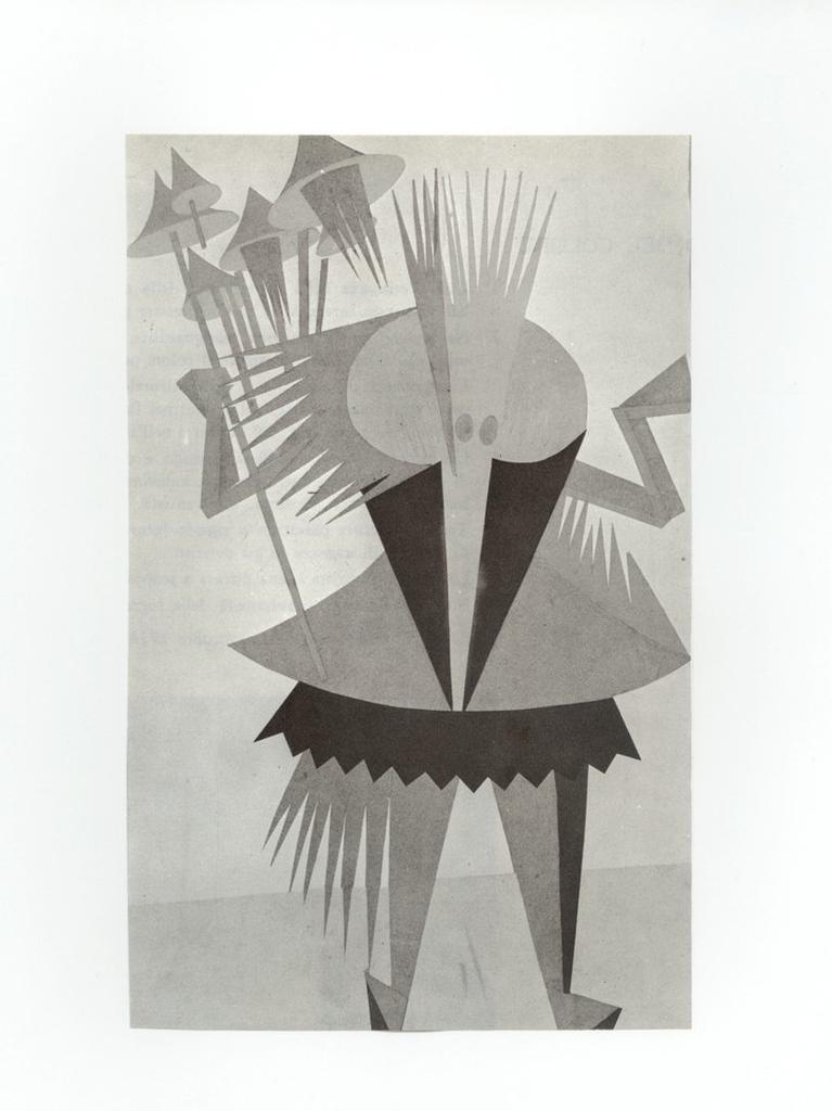 Anonimo , Depero, Fortunato - sec. XX - Costume teatrale , fronte