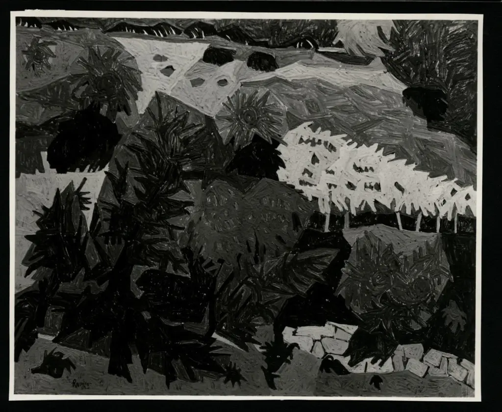 Giacomelli , Daneo, Giulio - sec. XX - Paesaggio N&deg;1 , fronte