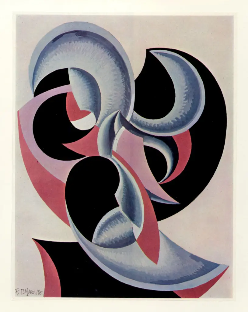 Anonimo , Depero, Fortunato - sec. XX - Pittura astratta , fronte