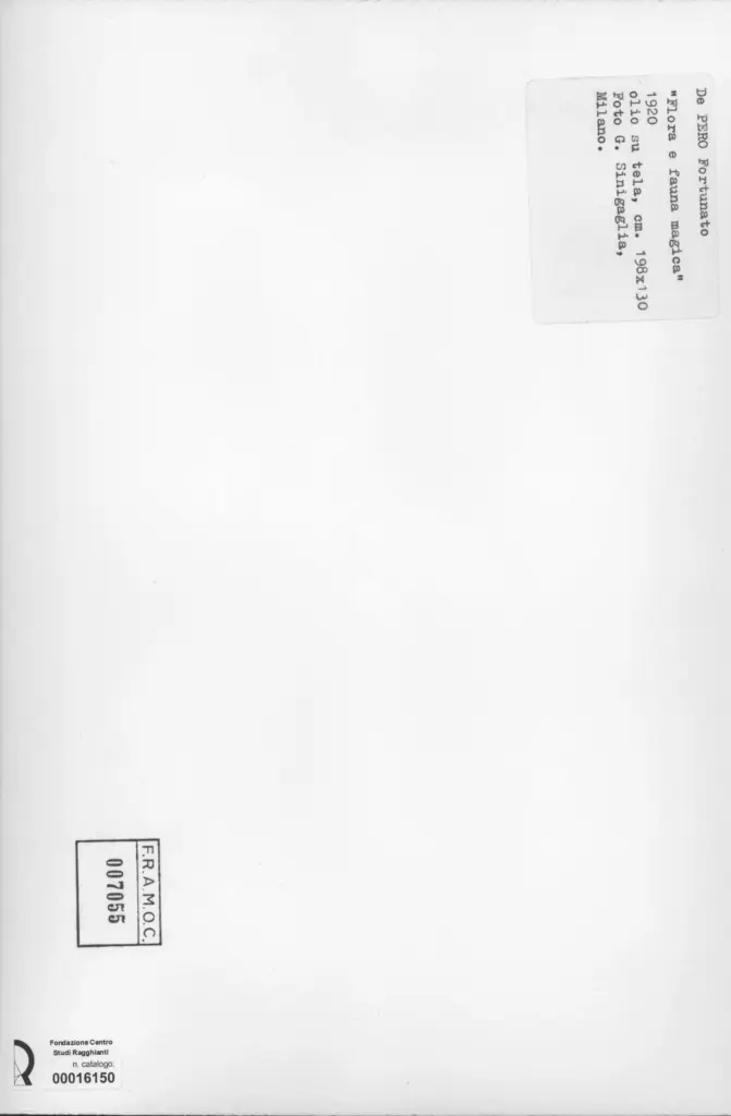 Sinigaglia, Gian , retro