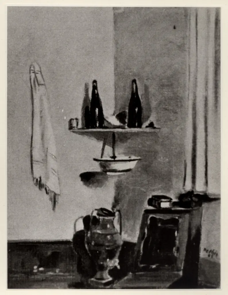 Anonimo , De Pisis, Filippo - sec. XX - Interno tragico , fronte