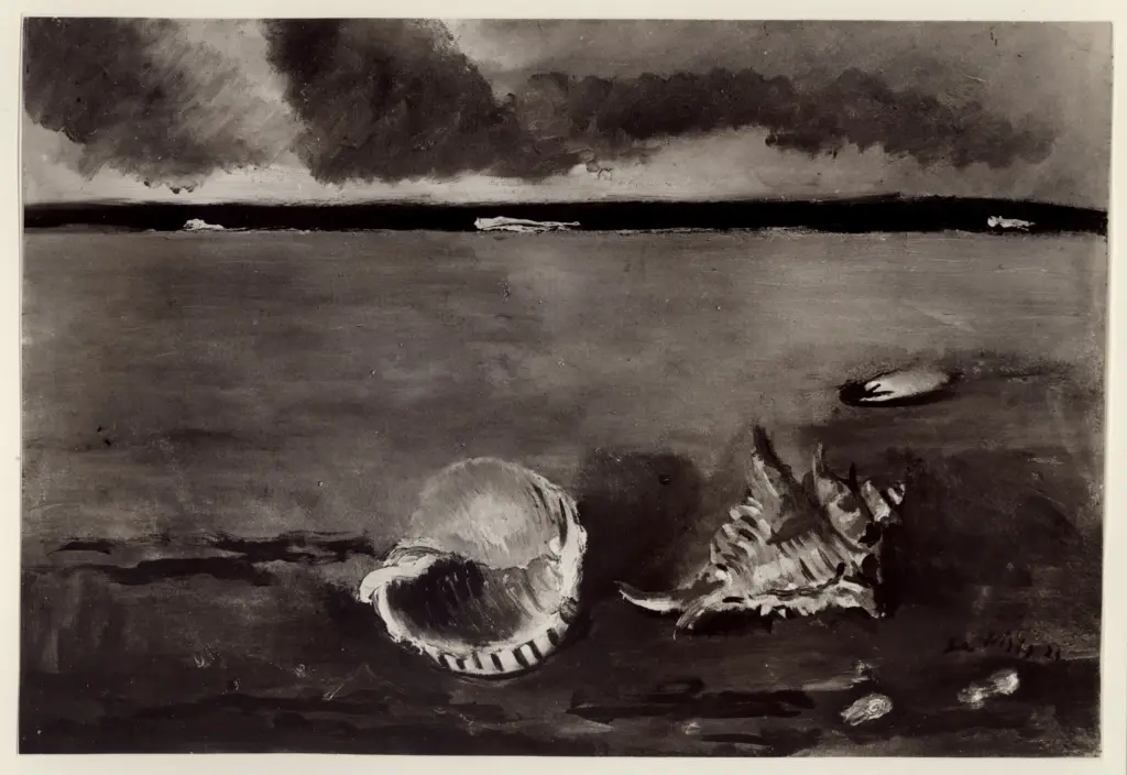 Bacci, Attilio , De Pisis, Filippo - sec. XX - Natura morta marina , fronte