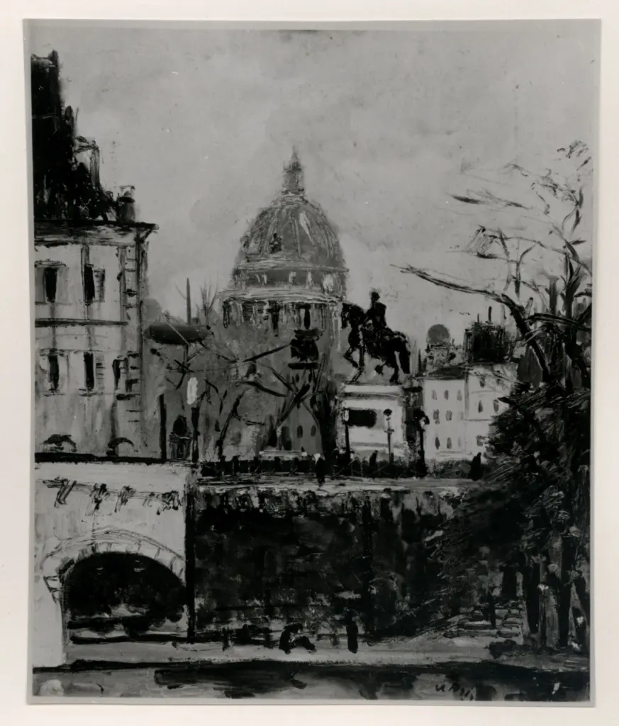 De Pisis, Filippo , Lungo Senna degli invalidi