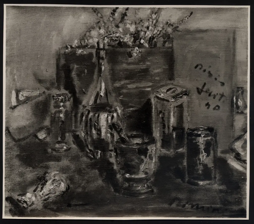 Mari, Gianni , De Pisis, Filippo - sec. XX - Natura morta (romantica) , fronte