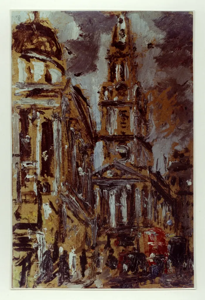 De Pisis, Filippo , Veduta di Londra