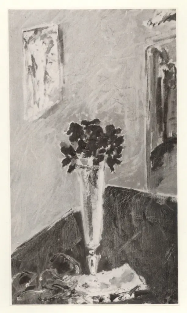 De Pisis, Filippo , Vaso di pans&eacute;es