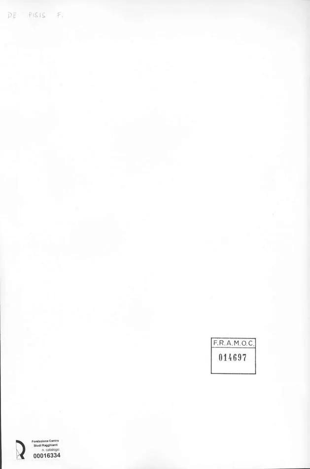 Anonimo , De Pisis, Filippo - sec. XX - Natura morta , retro