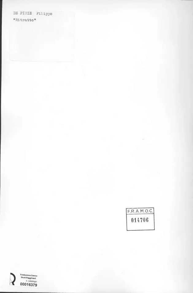 Anonimo, Anonimo , retro