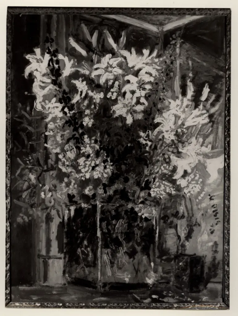 Anonimo , De Pisis, Filippo - sec. XX - Grandi fiori di casa , fronte