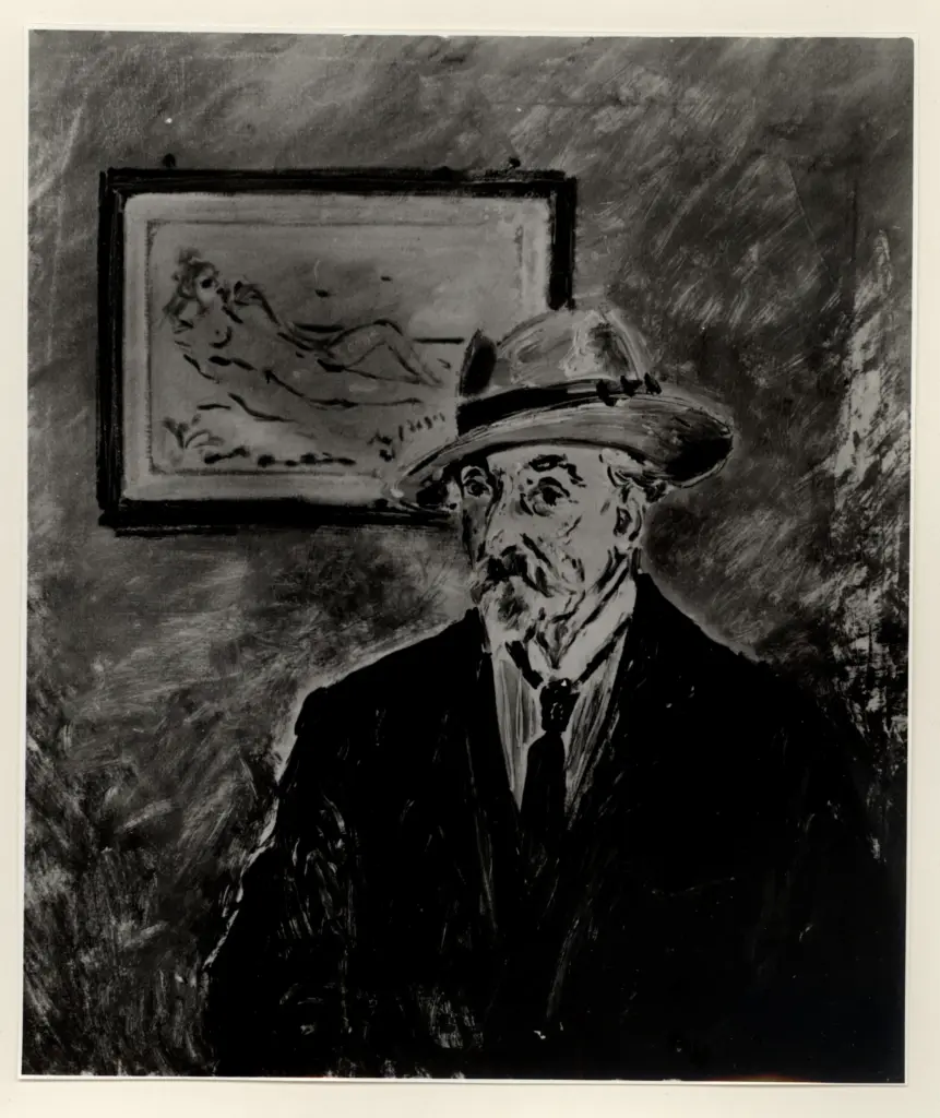 Giacomelli , De Pisis, Filippo - sec. XX - Ritratto del pittore Rocchi , fronte