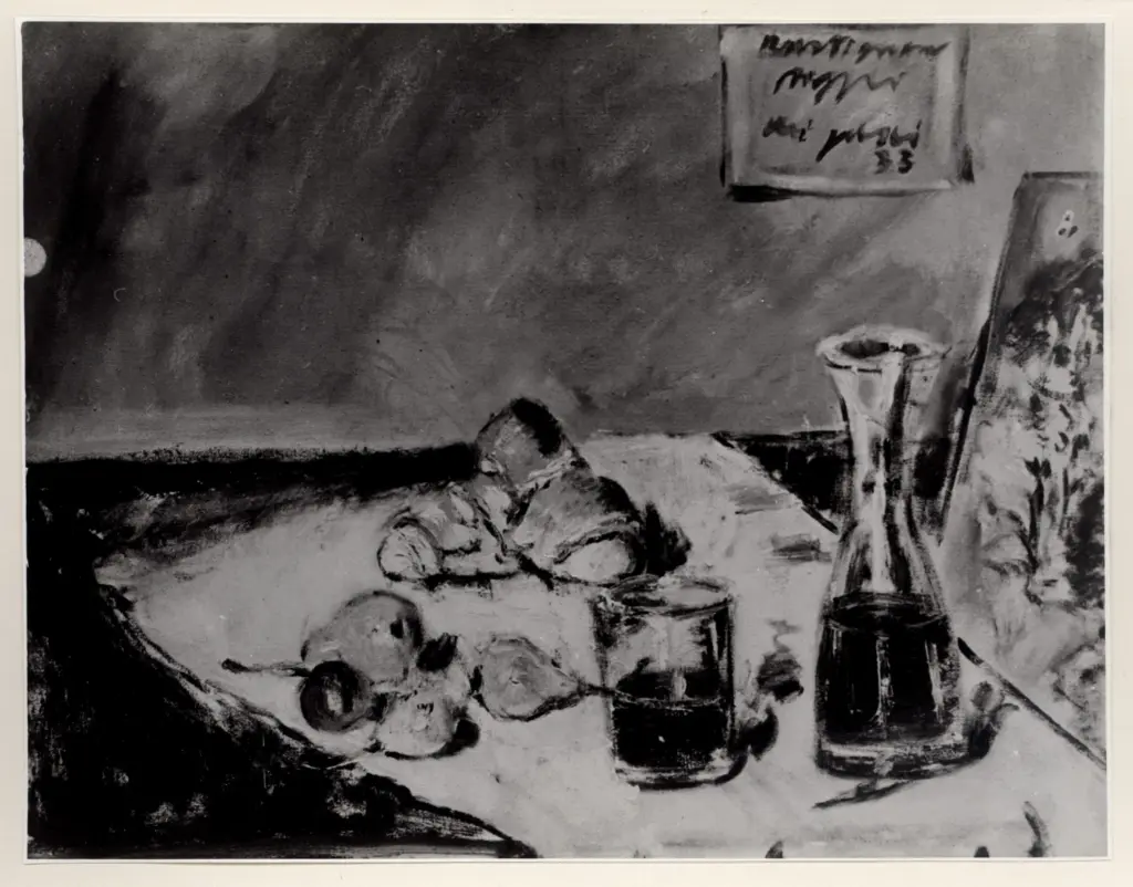 Anonimo , De Pisis, Filippo - sec. XX - Natura Morta , fronte