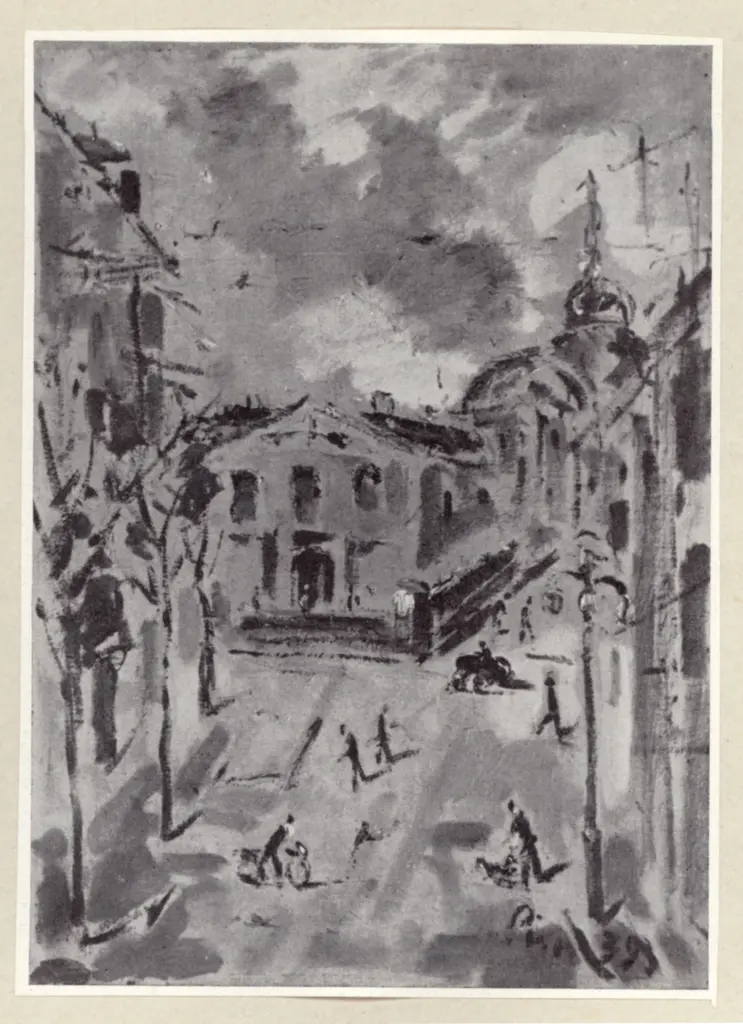 De Pisis, Filippo , Piazza San Giovanni a Torino